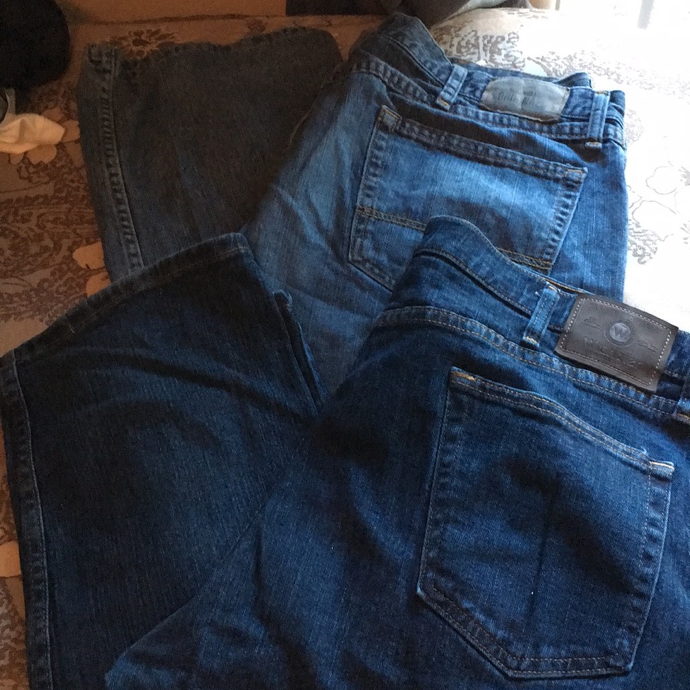 NWOT (2) wrangler bootcut relaxed jeans